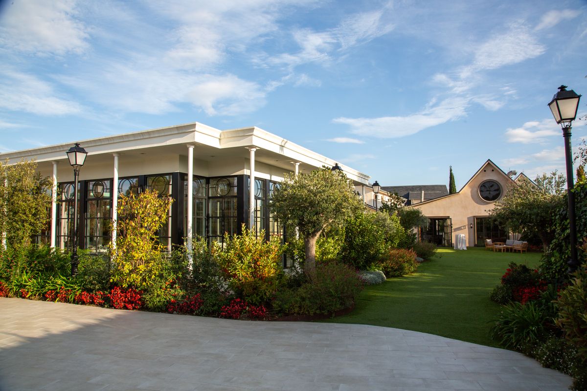 The Gallery · main glasshouse with gardens